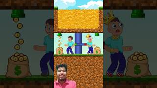 Take The Gold Challenge Help Steve Revenge minecraft [upl. by Lucic]