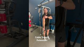 Cable Triceps Extension [upl. by Aridatha]