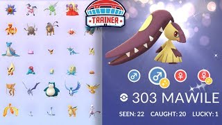 SHINY POKEMON COMPLETE LIVE LIST OF ALL SHINIES in Pokemon Go [upl. by Cirdek]