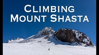 Hiking Mt Shasta via Avalanche Gulch 4k [upl. by Nylek]