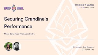 Securing Grandines Performance [upl. by Onaicnop]