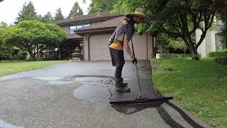 Can you believe this 3 driveways sealcoating EASY [upl. by Akenat]