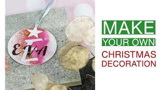 Make your own Christmas decoration with Efcolor [upl. by Clausen20]