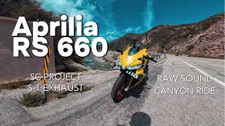 Aprilia RS 660 SC Project RAW Sound [upl. by Tanberg]