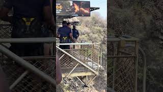 Diana’s bungee jumping of Victoria Falls bridge 2024 Happy 16th [upl. by Aihsit]