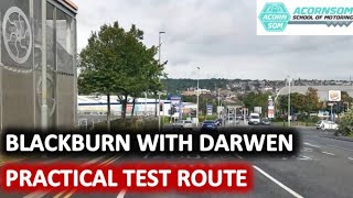 Blackburn with Darwen Driving test route Darwen Test centre UK Driving Mock Test [upl. by Akienaj]