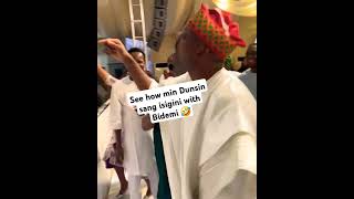 Watch how Minister Dunsin Oyekan sang Isigini with Bidemi 😆dunsinoyekan birthday cake fyp [upl. by Aiket681]