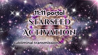 ✩ 1111 Portal ✩ Starseed Activation ☆ Subliminal Transmission ☆ Amethyst Crystal Codes ✩ [upl. by Mundy290]