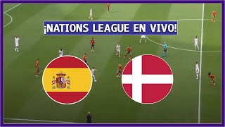 🔴 ESPAÑA vs DINAMARCA EN VIVO ⚽ UEFA NATIONS LEAGUE  LAMINE YAMAL CON LA 10  LA SECTA DEPORTIVA [upl. by Reiche]