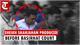 Sandeshkhali accused Sheikh Shahjahan produced before Basirhat court in West Bengal [upl. by Celesta421]