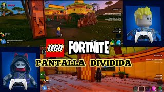 Como jugar LEGO FORTNITE en PANTALLA DIVIDIDA PS5PS4 [upl. by Hebner]