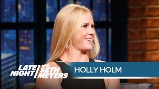 Holly Holm Relives the Kick that Beat Ronda Rousey  Late Night with Seth Meyers [upl. by Eeliak288]