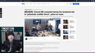 TimcastIRL SHUT DOWN Over Credible Threat The Quartering SWATTED Tim Pool Explains What Happened [upl. by Fruin]