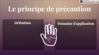 BTS Droit  Th5 Chap3  Le principe de précaution [upl. by Meeks406]