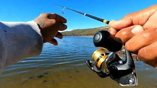 Lake Hemet fishing during the week the whole lake to my self caught and released a few trout [upl. by O'Callaghan825]