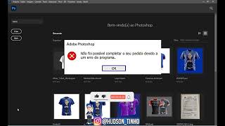 ERRO PHOTOSHOP NÃO FOI POSSÍVEL COMPLETAR SEU PEDIDO RESOLVIDO [upl. by Arny]