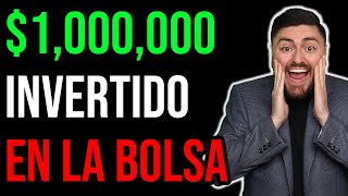 1000000 invertido en bolsa ¿Cuánto se gana Mis inversiones enero 2024 [upl. by Llahsram]