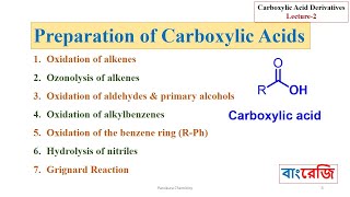 Carboxylic Acid preparation [upl. by Bully]