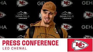 Leo Chenal Its a Big Team Effort  NFL Week 10 Press Conference [upl. by Orpah251]