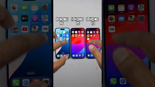 iPhone 16 vs iPhone 15 vs iPhone 13 Speed Test 🚀 Who’s the Real King 👑shorts viralvideo [upl. by Durnan105]