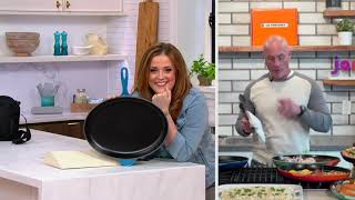 Le Creuset Cast Iron 1575quot Classic Oval Skillet on QVC [upl. by Cherianne]