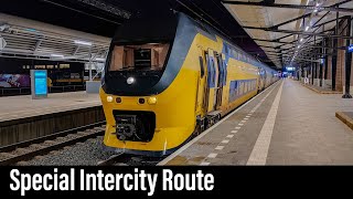 Train Cab Ride NL  Diverted Intercity  Amersfoort  Den Helder  VIRM Intercity  October 2022 [upl. by Aneer774]