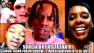 Soulja Boy Sues TashaK Over Leaked Pics amp Interview With Alleged Gay BF  Blames Meek Mill [upl. by Etyam]