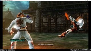 RPCS3 PS3 Emulator  Tekken 6 Ingame OGL c729d6d6  WIP [upl. by Eciralc]