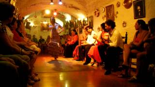 Flamenco show in a cave Granada Spain  2012 [upl. by Severson862]