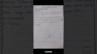 Eye disorder drug DRUG FILE ASSIGNMENT nursing [upl. by Maxa]