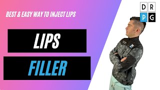 Lips Filler basic technique to approach injection performed by Dr Pierluigi Gigliofiorito [upl. by Reeta]