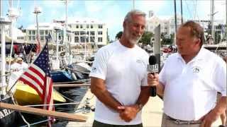 Carinas Captain Rives Sutherland and Owner Rives Potts Jr at RBYC Bermuda June 19 2012 [upl. by Leviralc]