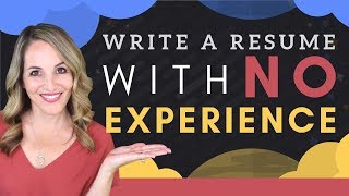 How To Write A Resume With Little or No Work Experience  Resume Template [upl. by Monjo]