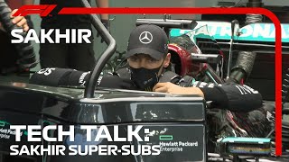 What Challenges Face Sakhirs Super Sub Drivers  Tech Talk  2020 Sakhir Grand Prix [upl. by Eidnarb641]