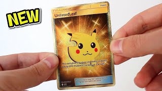 NEW GOLD UnlistedLeaf Full Art Pokémon Card [upl. by Skyla]