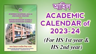 ACADEMIC CALENDAR 202324 for Higher Secondary Senior secondary schools  HS 2024  You can learn [upl. by Jemmie]