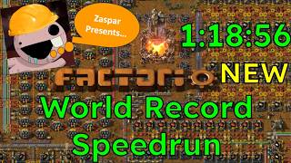 Factorio Any Speedrun World Record in 11856 [upl. by Bremen891]