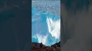 HUGE Glacier Calving in Greenland [upl. by Yessej]