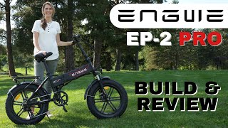 Engwe EP2PRO eBike Review and Assembly 1000 Folding Fat Tire eBike [upl. by Eelarac382]