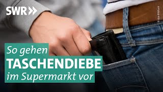 Die Methoden der Trickdiebe im Supermarkt  Kriminalreport Südwest SWR [upl. by Asiral]