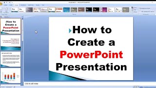 How to Create a Powerpoint Presentation  a Beginners Guide [upl. by Anawek]