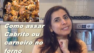 Como assar carne de Cabrito ou carneiro no forno veda 17 [upl. by Odama]