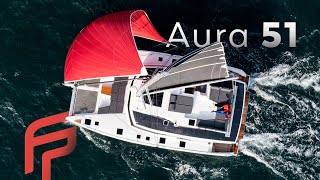 Aura 51 a more sustainable cruising catamaran  By Fountaine Pajot [upl. by Tollman710]