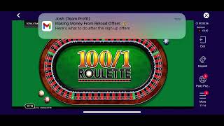 £100 🆚 100 to 1 roulette FOBT bookies 🎰 [upl. by Judon]