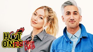 Gigi Hadid and Tan France Play Truth or Dab  Hot Ones [upl. by Mellen103]