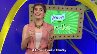 Syra Sheroz gets super excited to meet Chuck amp Chatty [upl. by Kcir]