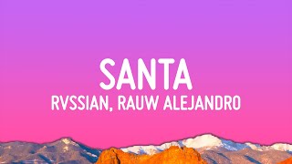 Rvssian Rauw Alejandro Ayra Starr  Santa LetraLyrics [upl. by Aitercul399]