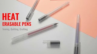 Heat Erasable Fabric Marking Pens for Sewing Quilting  Kearing Tools [upl. by Sanfred]