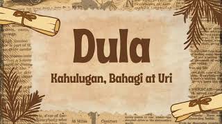 DULA KAHULUGAN BAHAGI AT URI [upl. by Mcneely96]