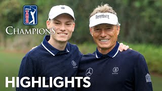 Bernhard and Jason Langer’s winning highlights from PNC Championship  2023 [upl. by Andersen]